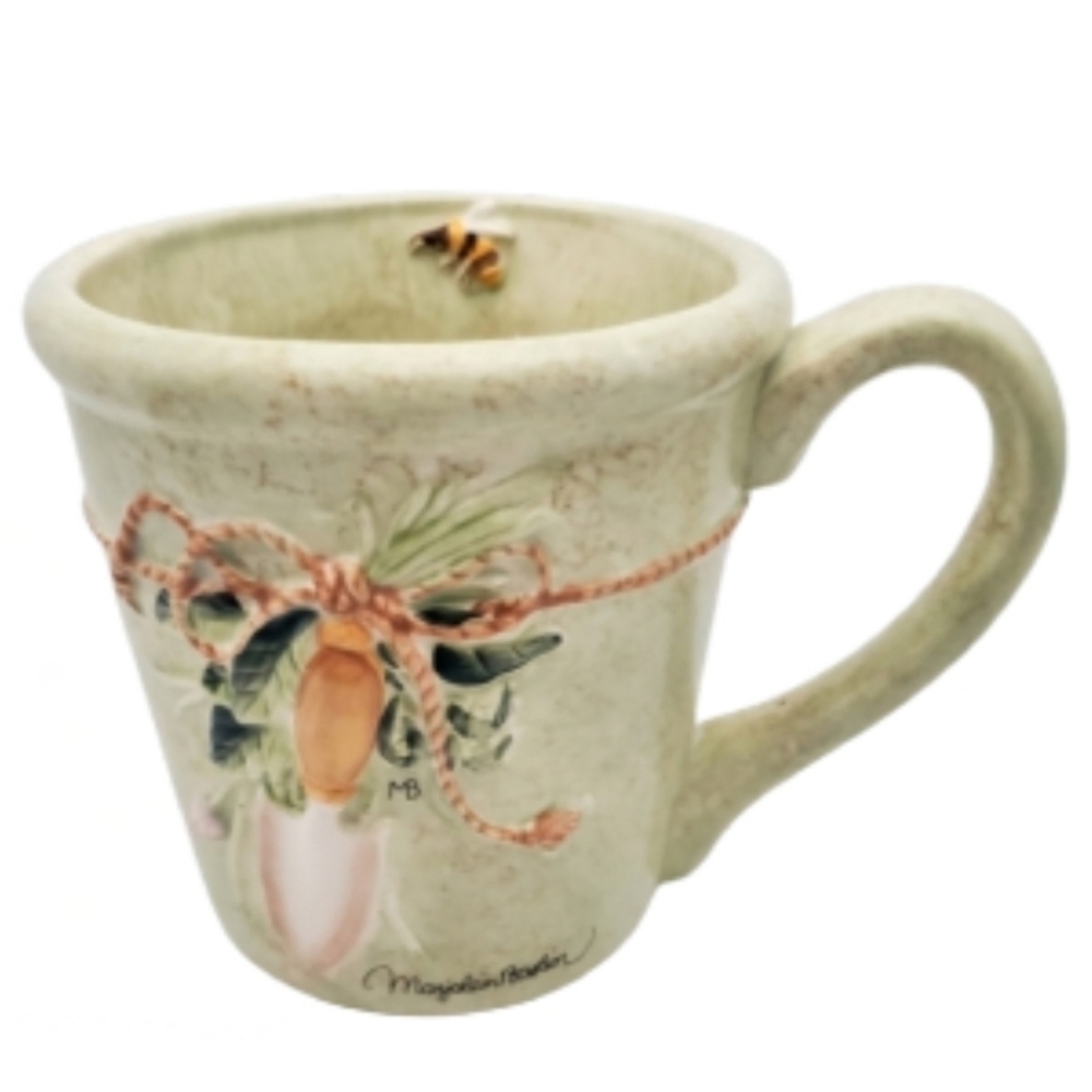 Hallmark Marjolein Bastin Cup Mug Nature's Sketchbook Gardening Sage Green 8oz